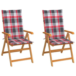 VidaXL 3062389 chaise d'extérieur Terrace Siège rembourré Teck