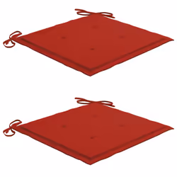 VidaXL 3062493 chaise d'extérieur Terrace Siège rembourré Teck Rouge - Vue supplémentaire 6