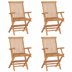 VidaXL 3062512 chaise d'extérieur Terrace Siège rembourré Teck Bleu - Vue supplémentaire 8