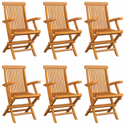 VidaXL 3062513 chaise d'extérieur Terrace Siège rembourré Teck Vert
