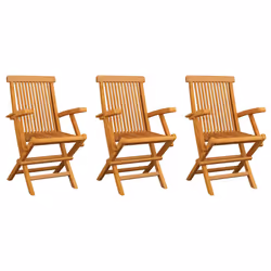 VidaXL 3062531 chaise d'extérieur Terrace Siège rembourré Teck Crème, Blanc - Vue supplémentaire 8