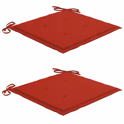 VidaXL 3062574 chaise d'extérieur Terrace Siège rembourré Teck Rouge - Vue supplémentaire 6