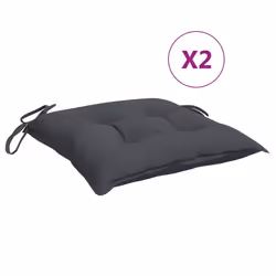VidaXL 3062583 chaise d'extérieur Terrace Siège rembourré Teck Anthracite - Vue supplémentaire 7