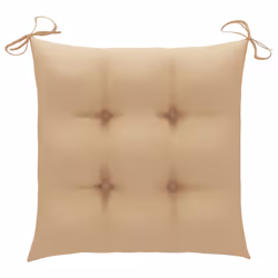 VidaXL 3062586 chaise d'extérieur Terrace Siège rembourré Teck Beige - Vue supplémentaire 7