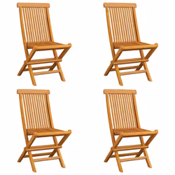 VidaXL 3062590 chaise d'extérieur Terrace Siège rembourré Teck Noir