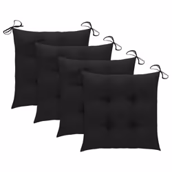 VidaXL 3062590 chaise d'extérieur Terrace Siège rembourré Teck Noir - Vue supplémentaire 7