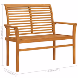 VidaXL 3062654 banc de jardin Bois - Vue supplémentaire 8