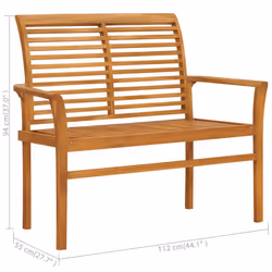 VidaXL 3062655 banc de jardin Bois - Vue supplémentaire 8