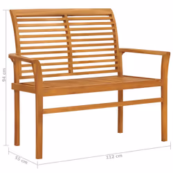 VidaXL 3062662 banc de jardin Bois - Vue supplémentaire 8