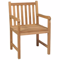 VidaXL 3062733 chaise d'extérieur Terrace Siège rembourré Teck Beige