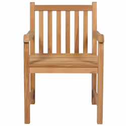 VidaXL 3062733 chaise d'extérieur Terrace Siège rembourré Teck Beige