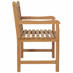 VidaXL 3062748 chaise d'extérieur Terrace Siège rembourré Teck Beige - Vue supplémentaire 6
