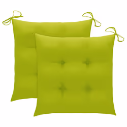 VidaXL 3062756 chaise d'extérieur Terrace Siège rembourré Teck Vert