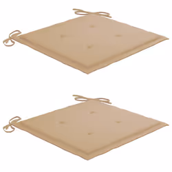VidaXL 3062760 chaise d'extérieur Terrace Siège rembourré Teck Beige - Vue supplémentaire 5
