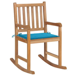 VidaXL 3062761 chaise d'extérieur Terrace Siège rembourré Teck Bleu