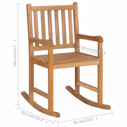 VidaXL 3062763 chaise d'extérieur Terrace Siège rembourré Teck Rouge - Vue supplémentaire 8