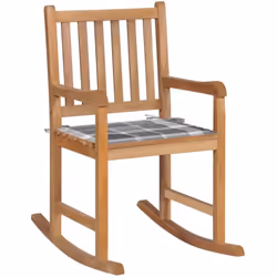 Cette chaise à bascule en bois sera un choix parfait pour profiter de votre temps libre. Elle est idéale pour usage à l'intér ...