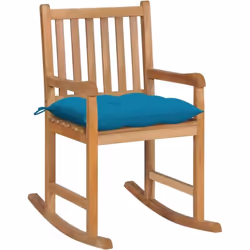 Cette chaise à bascule en bois sera un choix parfait pour profiter de votre temps libre. Elle est idéale pour usage à l'intér ...