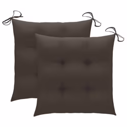 VidaXL 3062780 chaise d'extérieur Terrace Siège rembourré Teck Taupe
