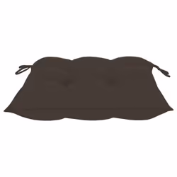 VidaXL 3062780 chaise d'extérieur Terrace Siège rembourré Teck Taupe - Vue supplémentaire 5