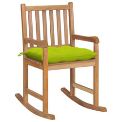 VidaXL 3062783 chaise d'extérieur Terrace Siège rembourré Teck Vert
