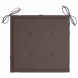 VidaXL 3062924 chaise d'extérieur Terrace Siège rembourré Teck Taupe - Vue supplémentaire 8