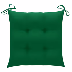 VidaXL 3062936 chaise d'extérieur Terrace Siège rembourré Teck Vert - Vue supplémentaire 8