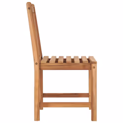 VidaXL 3062938 chaise d'extérieur Terrace Siège rembourré Teck Noir - Vue supplémentaire 5