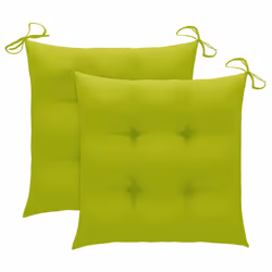 VidaXL 3062942 chaise d'extérieur Terrace Siège rembourré Teck Vert - Vue supplémentaire 6