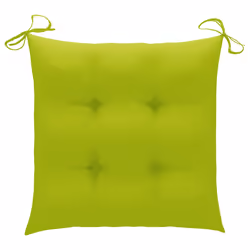 VidaXL 3062942 chaise d'extérieur Terrace Siège rembourré Teck Vert - Vue supplémentaire 8