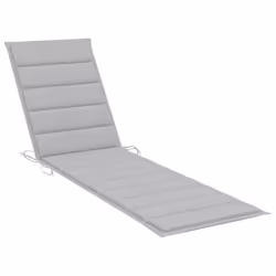 VidaXL 3063022 chaise d'extérieur Linge Siège rembourré Acier galvanisé, Teck Gris - Vue supplémentaire 6