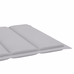 VidaXL 3063022 chaise d'extérieur Linge Siège rembourré Acier galvanisé, Teck Gris - Vue supplémentaire 7
