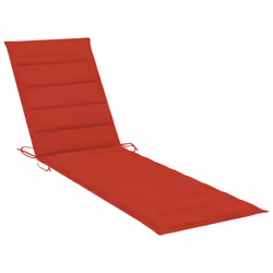 VidaXL 3063027 chaise d'extérieur Linge Siège rembourré Acier galvanisé, Teck Rouge - Vue supplémentaire 7
