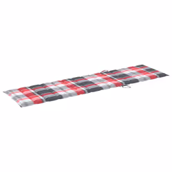 VidaXL 3063034 chaise d'extérieur Linge Siège rembourré Acier galvanisé, Teck - Vue supplémentaire 8