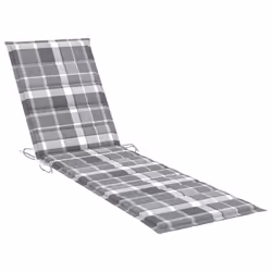 VidaXL 3063035 chaise d'extérieur Linge Siège rembourré Acier galvanisé, Teck - Vue supplémentaire 7