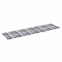 VidaXL 3063035 chaise d'extérieur Linge Siège rembourré Acier galvanisé, Teck - Vue supplémentaire 8