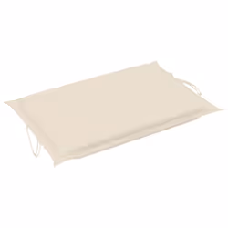 VidaXL 3063335 chaise d'extérieur Linge Siège rembourré Teck Crème - Vue supplémentaire 7