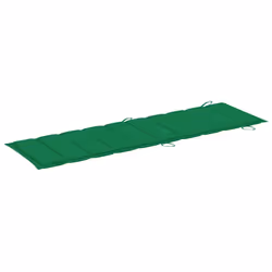 VidaXL 3063338 chaise d'extérieur Linge Siège rembourré Teck Vert - Vue supplémentaire 6