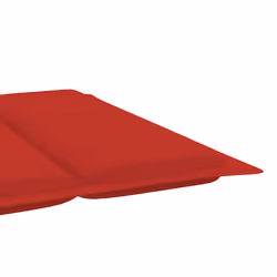 VidaXL 3063339 chaise d'extérieur Linge Siège rembourré Teck Rouge - Vue supplémentaire 7