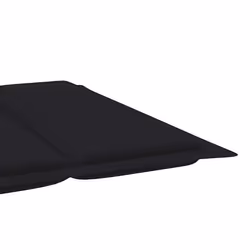 VidaXL 3063340 chaise d'extérieur Linge Siège rembourré Teck Noir - Vue supplémentaire 7