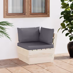 VidaXL 3063348 banc de jardin Bois, Polyester
