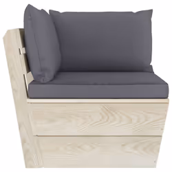 VidaXL 3063348 banc de jardin Bois, Polyester