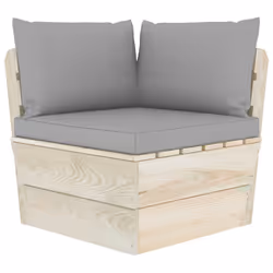 VidaXL 3063349, Bois, Polyester, Adultes et enfants, 600 mm, 600 mm, 650 mm, 6 cm