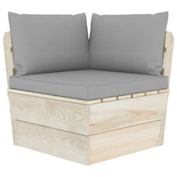 VidaXL 3063349 banc de jardin Bois, Polyester