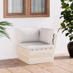VidaXL 3063350 banc de jardin Bois, Polyester