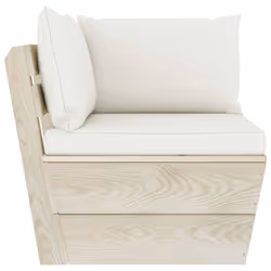 VidaXL 3063350 banc de jardin Bois, Polyester