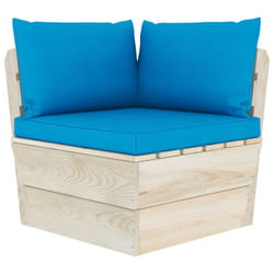 VidaXL 3063352 banc de jardin Bois, Polyester