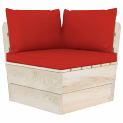 VidaXL 3063354, Bois, Polyester, Adultes et enfants, 600 mm, 600 mm, 650 mm, 6 cm