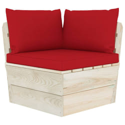 VidaXL 3063354 banc de jardin Bois, Polyester