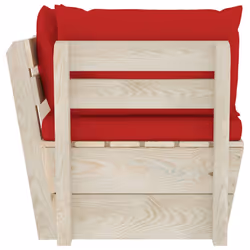 VidaXL 3063354 banc de jardin Bois, Polyester - Vue supplémentaire 4